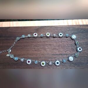 Lia Sophia Pretty Please Colorama  Multicolor Crystal Necklace